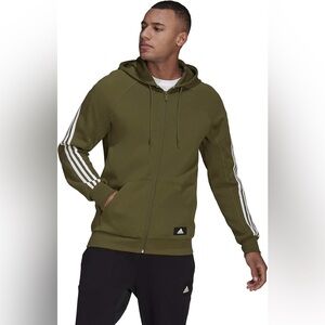 25. New Adidas Men's Fi Fz Hoodie Sweatshirt